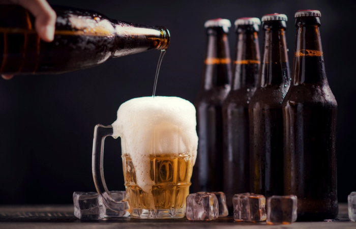 Is beer healthy? Beer good for health.